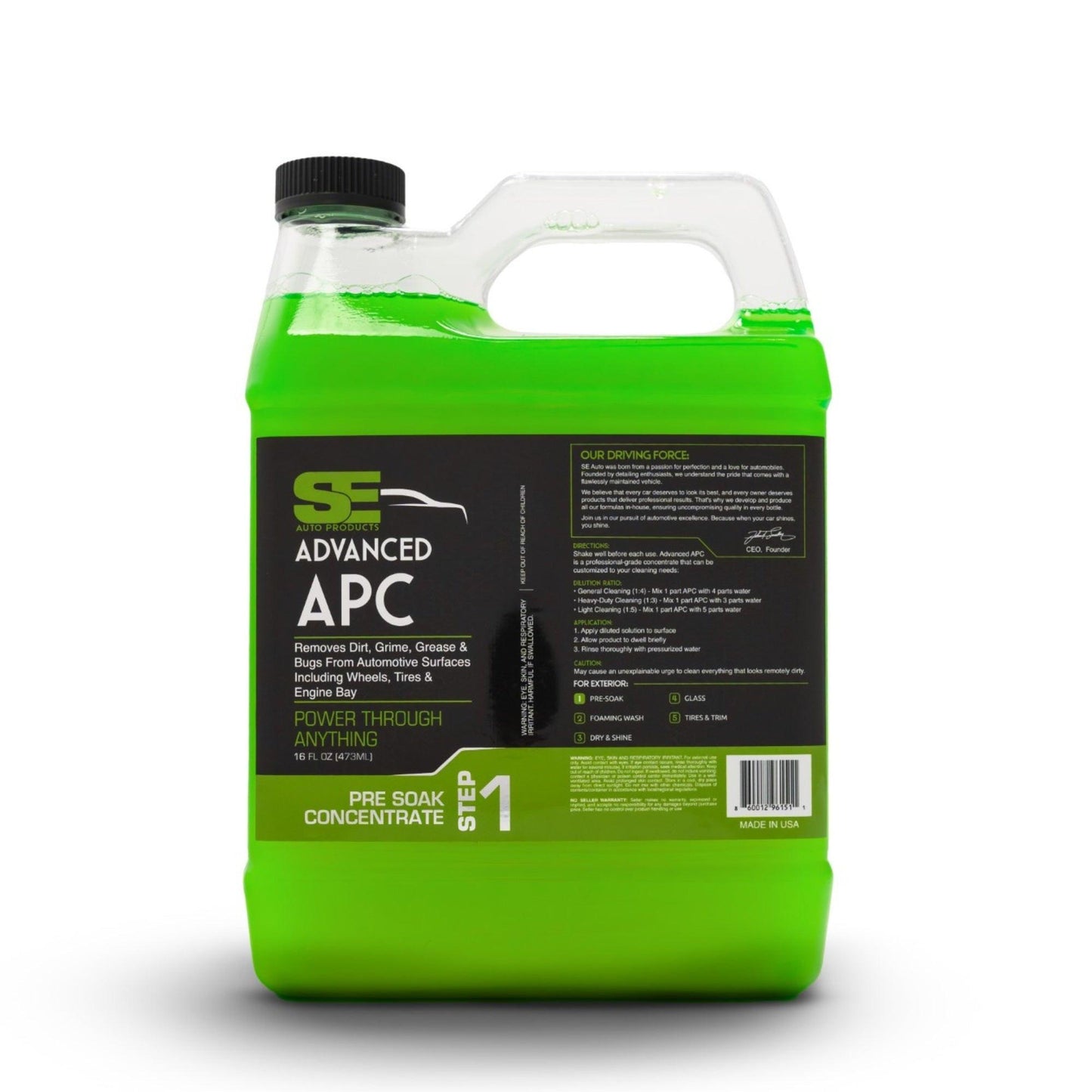 Advanced All Purpose Cleaner Concentrate Quart Gallon