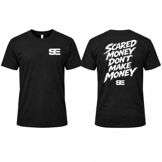 Scared Money Don't Make Money Tee