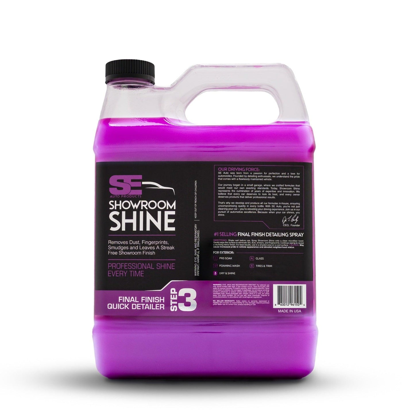 Showroom Shine Quick Detailer Gallon