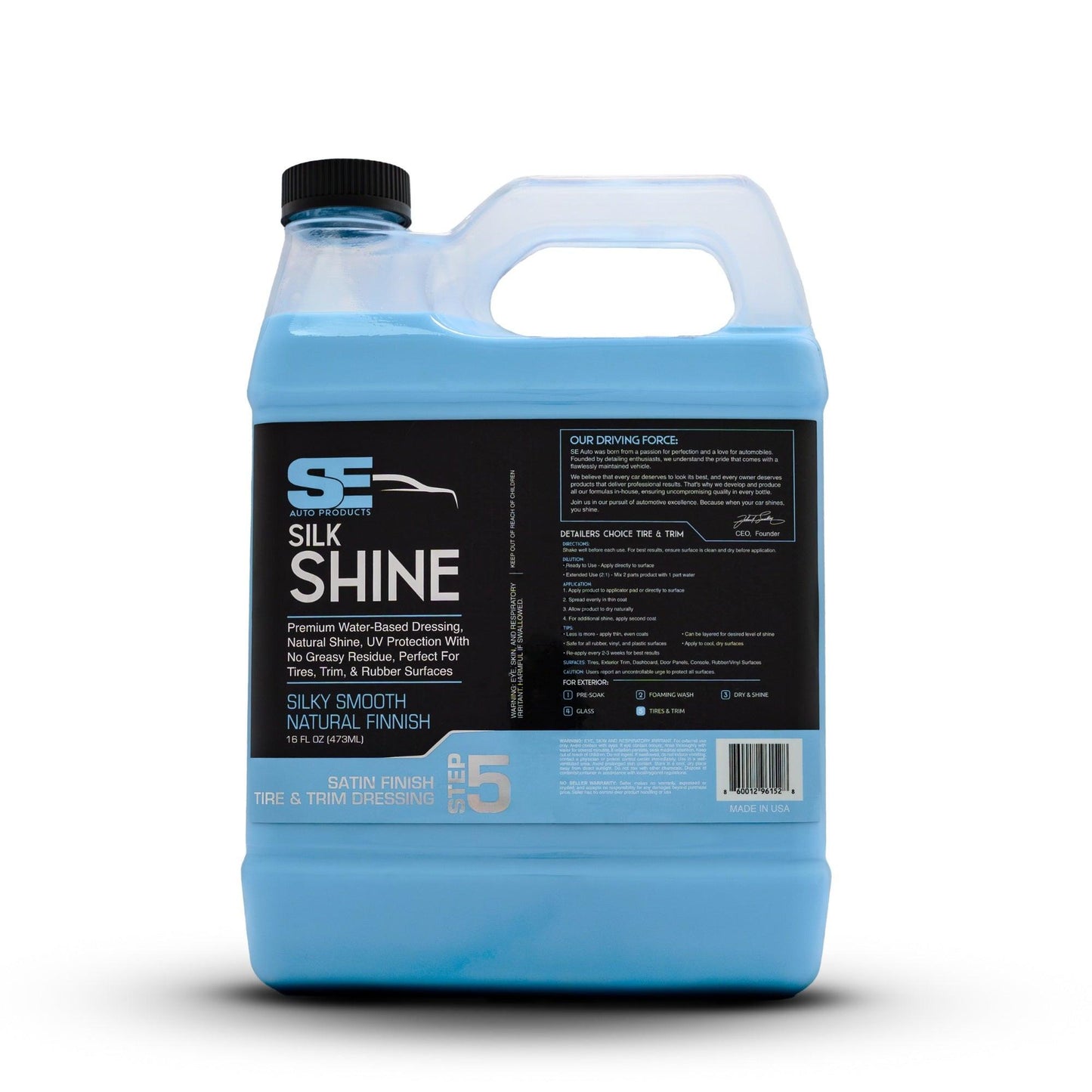 Silk Shine Tire & Trim Dressing Gallon