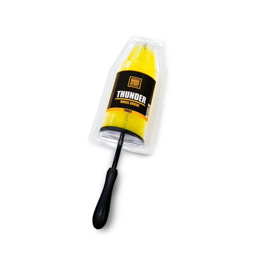 Work Stuff Yellow Thunder Wheel Brush